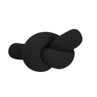 Imagem de Almofada Rolo Travesseiro de Corpo – Suporte Ortopédico para Dormir, Conforto e Relaxamento (Preto)