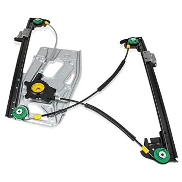Imagem de Regulador de vidro elétrico do passageiro dianteiro direito OEM-WR-0025 sem conjunto de motor compatível com 01-03 525I 530I / 97-00 528I 540I