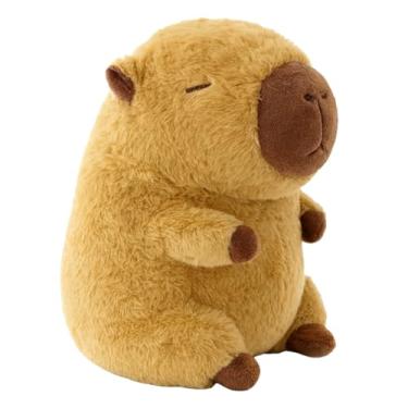 Imagem de Capivara de Pelúcia 45cm Antialérgica Lavável com Zíper – Com ou Sem Cachecol (SEM CACHECOL)