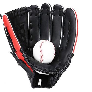 Imagem de Luva de beisebol luva de beisebol equipamento de beisebol para adultos luvas de beisebol luvas de beisebol para crianças treino homens luvas de beisebol ajustáveis e confortáveis (cor: B