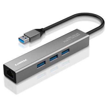 Imagem de HUB USB 3.2 - 3 Portas - 1 Porta RJ45 - Comtac 24129466