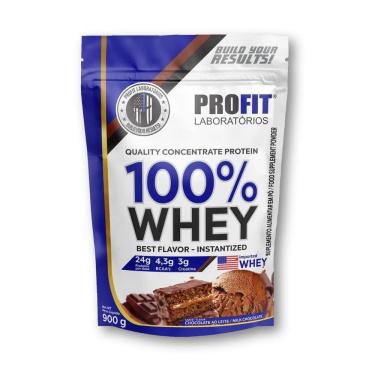Imagem de 100% Whey Concentrate Protein Refil 900G Profit Labs