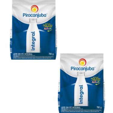 Imagem de Kit C/2 Leite Em Pó Integral 700g - PIRACANJUBA