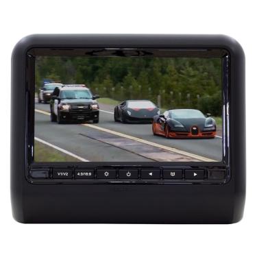Imagem de Monitor Automotivo Multilaser 9 Para Encosto De Cabeca Preto (com Encaixe) Au704