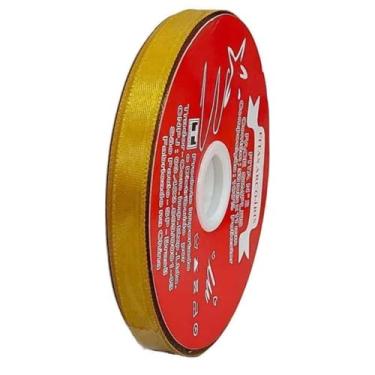 Imagem de TRADER, Fita De Cetim Trader 10mm N°2 Com 50 Metros, COR 121 MOSTARDA