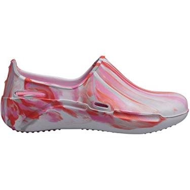 Imagem de Anywear Streak Tênis de trabalho antiderrapante para homens e mulheres – leve, resistente a óleo e à água, para trabalho e amamentação com amortecimento excepcional de EVA, Pôr do sol escovado, 5