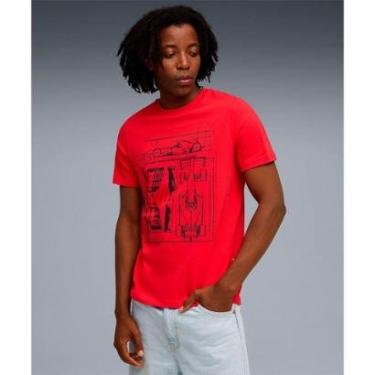 Imagem de Camiseta Masculina Puma Scuderia Ferrari Sportswear Graphic-Masculino