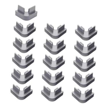 Imagem de Baoblaze Conjunto de 16 Bandejas Empilháveis ​​para Liofilizador, Bandejas Reutilizáveis ​​para Armazenamento de Alimentos Desidratados em Armários de Cozinha, Cinza