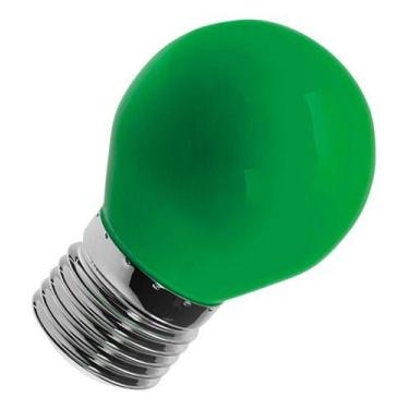 Imagem de Bolinha Led Verde 1w Base E27 127 220v Luminatti Verde