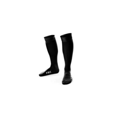 Imagem de Meias de futebol juvenis pretas tamanho 34-37 - Lightbek Official Stor