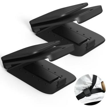 Imagem de Clipes ajustadores de cinto de segurança para conforto e proteção do p