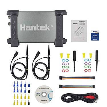 Imagem de Hantek 6022Bl Pc Digital Osciloscópio Portátil 16 Canais 20Mhz 48Msa/S Armazenamento Multifuncional Analisador Lógico Portátil Usb Osciloscópio