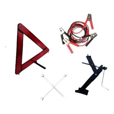 Imagem de Kit Estepe Completo Macaco Chave De Roda Cabo Triangulo Pró