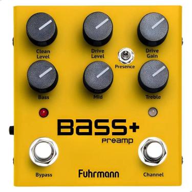 Imagem de Pedal De Efeito Análogo Fuhrmann Bass+ Preamp Amarelo