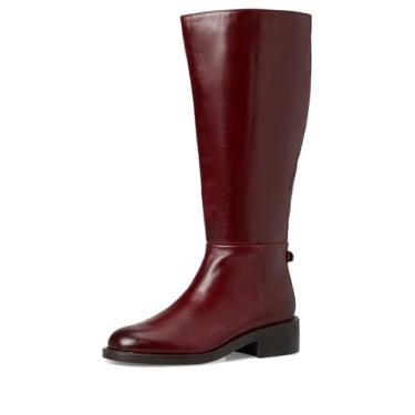 Imagem de Sam Edelman Bota feminina Milla Equestrian, Panturrilha larga bordô francês, 42