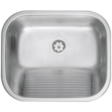 Imagem de Tanque De Encaixe Hera 30 L Em Aço Inox Acetinado 50x40 Cm