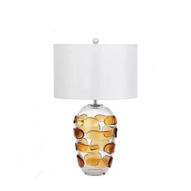 Imagem de Luminária de mesa LED contemporânea de luxo, estilo nórdico, criativa, para sala de estar, quarto, escritório, casa de campo ou hotel (Estilo 23)