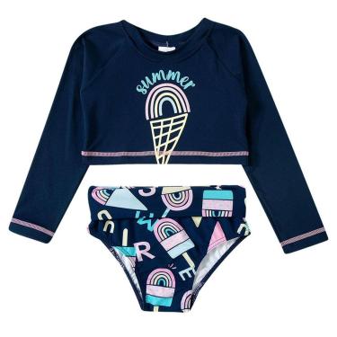 Imagem de Biquíni Infantil Cropped Sorvete Tip Top-Feminino