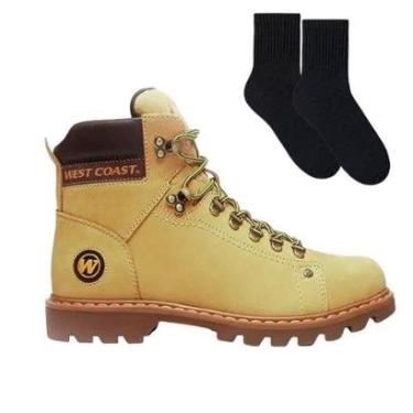 Imagem de Kit Bota West Coast Worker Classic Masculina + Pa-Masculino