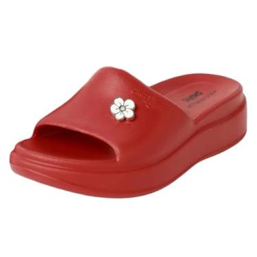 Imagem de Chinelo Feminino Slide Conforto Pingente Piccadilly Smurf