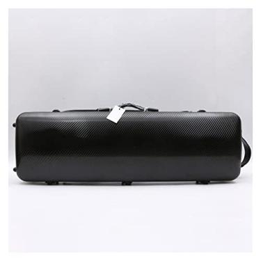 Imagem de Estojo De Violino Tamanho 4/4 Fibra De Carbono Preta Suporte De Carga De Alta Resistência 200 Kg Com Trava De Código Fino Estojo Oblongo Tamanho Completo Estojo de Violino (Color : 03)