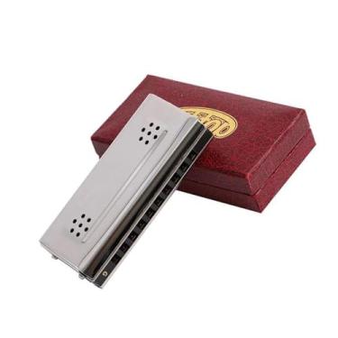 Imagem de Gaita profissional de 10 furos dupla face 2 em 1 diatônica C e G para iniciantes Aldult Blues Instrumento de sopro