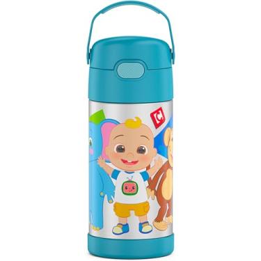 Imagem de Garrafa térmica infantil Thermos Funtainer, 355 ml, Cocomelon