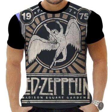 Imagem de Camiseta Camisa Personalizada Rock Clássico Led Zeppelin 31 - Obsidian