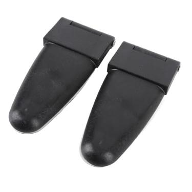 Imagem de aqxreight 2 PCS Dobradiças de Porta Traseira de Vidro 67158 Conjunto de Dobradiça de Janela Traseira de Vidro de 2 Furos Substituição para Tampa de Caminhão LEER 100XL 100LE 53248 67158 como