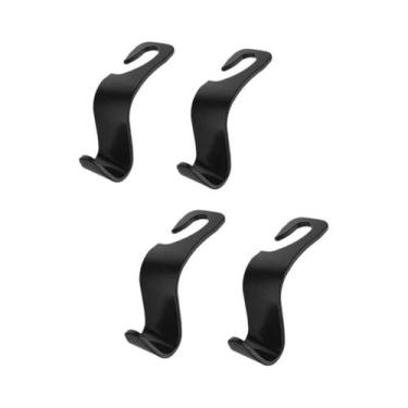 Imagem de Ganchos Para Banco De Carro Com Textura De Fibra De Carbono 4PCS Multi
