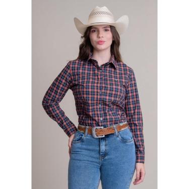 Imagem de CAMISA FEMININA MANGA LONGA TEXAS FARM - CAF139 - XADREZ-Feminino