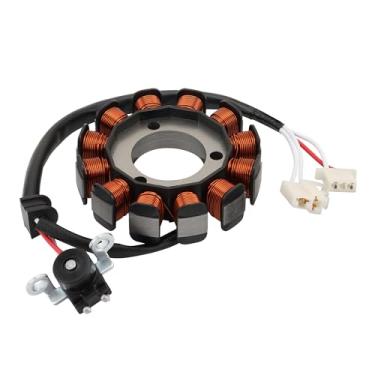 Imagem de WOOSTAR Substituição do estator magnético de 12 bobinas de 4 fios para YZF R15 2020 YZF155L 2019 YZF155K 2021 XSR125 2019-2021 YZF R125 2020-2021 MT125 5 MT-1 25 OEM 2FB-H1410-00 BK7-H1410-00 BK6