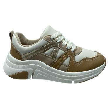 Imagem de Tênis Feminino Casual Chunky Modare Ultraconforto 7401.102, Branco off