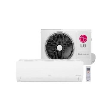 Imagem de Ar Condicionado Hw LG Dual Inverter Voice 9.000 Btus Quente Frio R-32 Branco