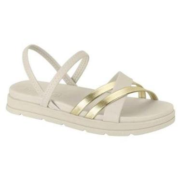 Imagem de Sandália Feminina Moleca 5490.102 Flatform Elástico-Feminino