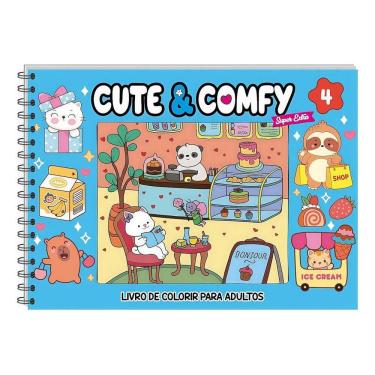 Imagem de Livro De Colorir Cute & Comfy Super Extra Capa Dura Edição 4