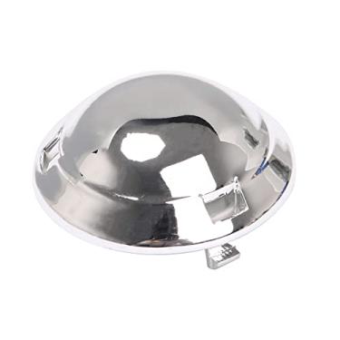 Imagem de RDEXP 4,4 x 2 cm metal prata DC66-00777A tampa do pulsador da máquina de lavar peça de substituição substitui 3282678 PS8753312