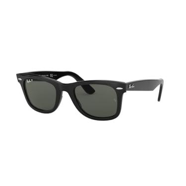 Imagem de Óculos de sol Ray-Ban RB2140 original Wayfarer, Black/Polarized Green, 54 mm