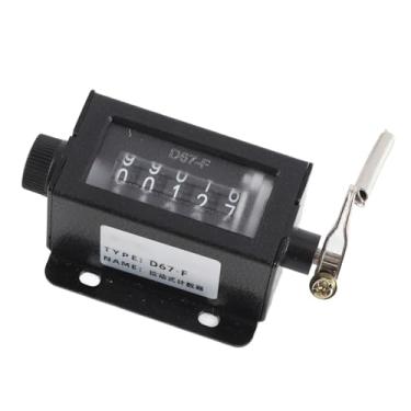 Imagem de RiToEasysports D67F Contador Mecânico de 5 Dígitos, de Registro de Tração Manual Reajustável Com Fixação de Parafuso para Máquinas de Prensa Industrial que Imprimem Têxteis