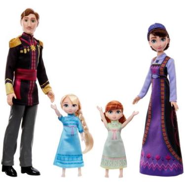 Imagem de Conjunto Bonecas Disney Frozen Família Real de Arendelle com 4 Persona
