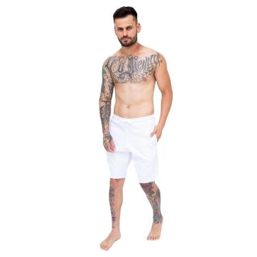 Imagem de Bermuda Moletom Básica Lisa Masculina-Masculino