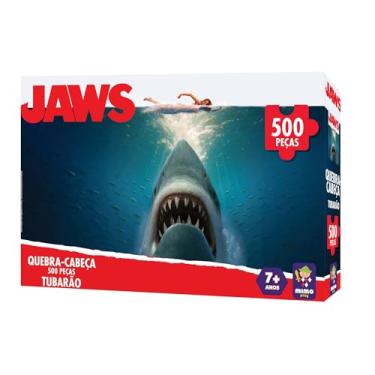 Imagem de Quebra-cabeça 500 peças do filme Jaws (Tubarão), Mimo brinquedos
