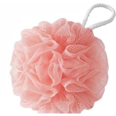 Imagem de 1 esponja de banho, bolas de bucha de chuveiro de 50 g/75 g, esponja corporal de espuma de malha, extra grande, fácil de ensaboar, para limpeza e esfoliação corporal (cor clara01)