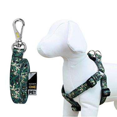 Imagem de Peitoral e Guia Para Cachorro Number One Camouflage