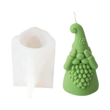 Imagem de Molde De Cera De Silicone 3D Para Natal, Festival, Gesso, Resina, Deco