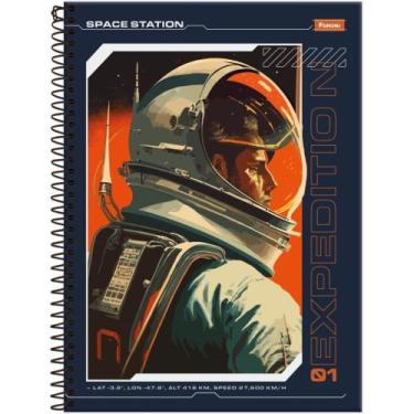 Imagem de Caderno 10X1 Capa Dura Spacefly 160 Folhas Pacote com 4 - Foroni