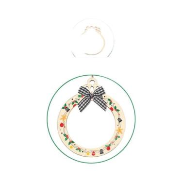 Imagem de Enfeites De Natal Em Madeira Para Fotos, 20-24 Peças, Decoração DIY De