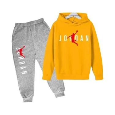 Imagem de Conjunto De Moletom Infantil Com Calças E Estampa De Letras 2 Peças Pr