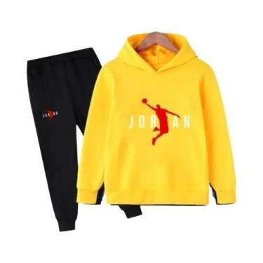 Imagem de Conjunto De Moletom Infantil Com Calças E Estampa De Letras 2 Peças Pr