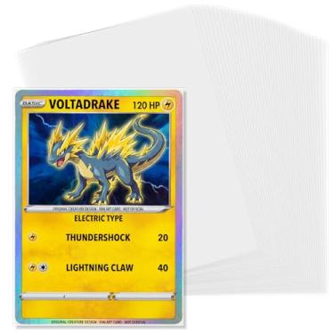 Imagem de Rainmae 100 PCS 5.4" x 7.4" Jumbo Card Sleeves Clear Oversize Card Protector Sleeves... TCG, MTG, Game Sport Cards, Photo, Postcards